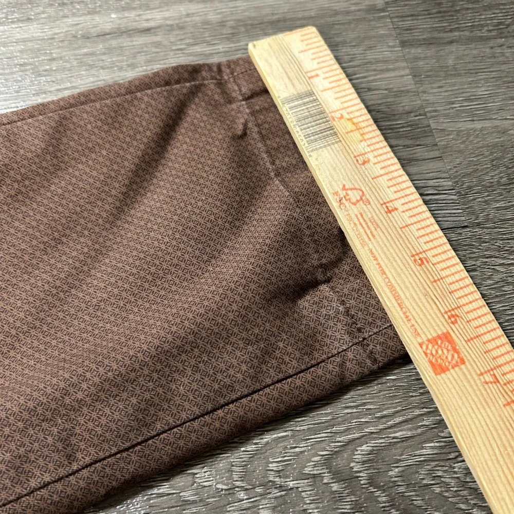 Banana Republic Mason Chino 31x30 (Fits 31X29) Brown Geometric Print Pants